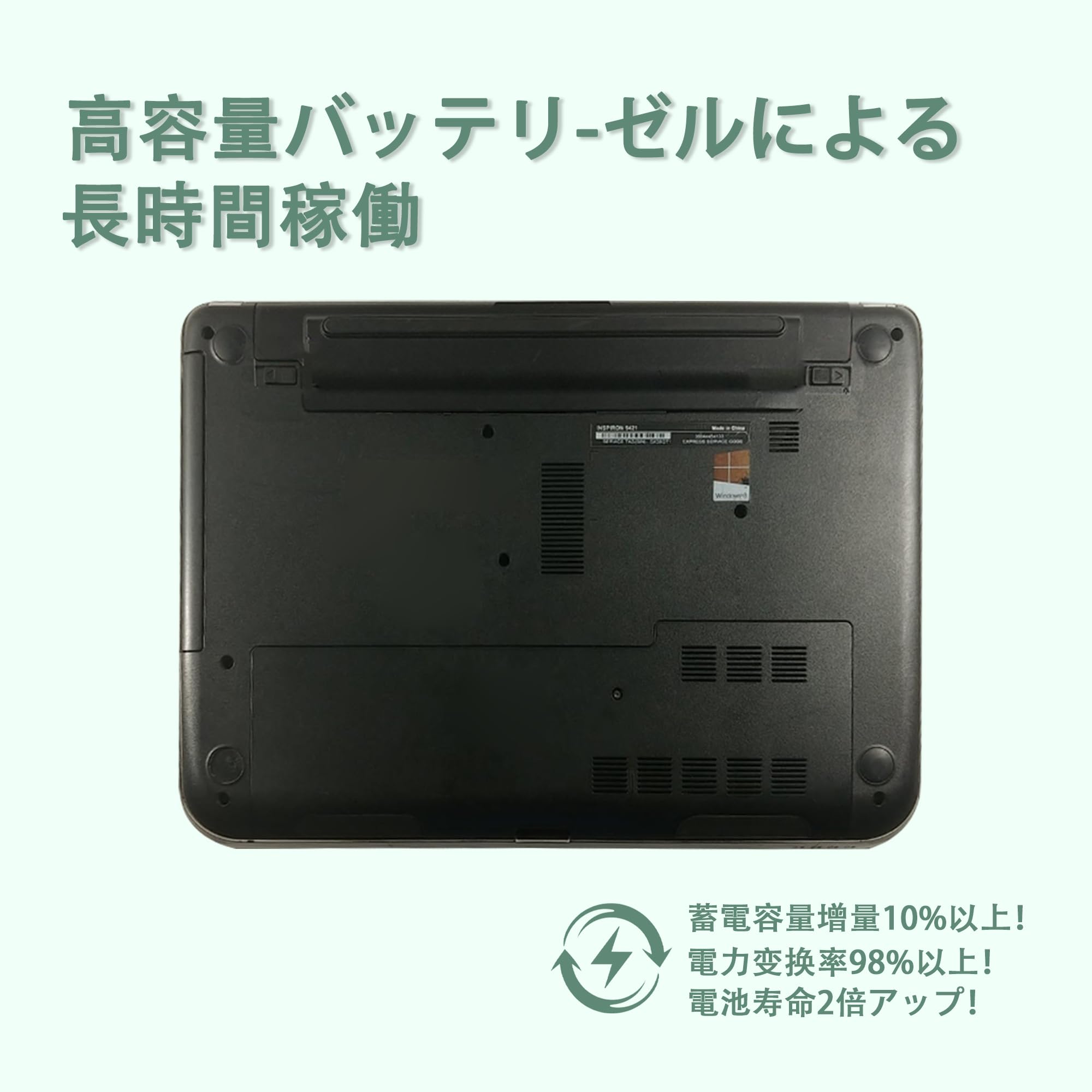 Amazon.co.jp: パフォスゴ for DELL M5Y1K バッテリー 交換